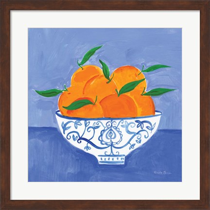 Framed Orange Still Life Print