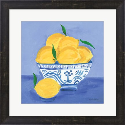 Framed Lemon Still Life Print