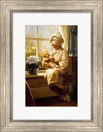 Framed Mother And Child Print