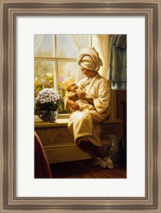 Framed Mother And Child Print