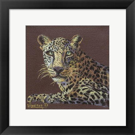 Framed Leopard Print