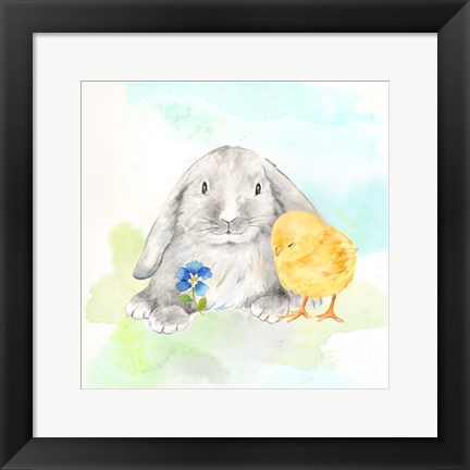 Framed Hello Easter II Print