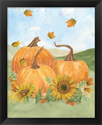 Framed Fall Sunshine III Print