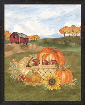 Framed Harvest Season VI Print