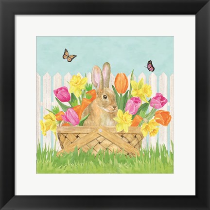 Framed Hoppy Spring V Print