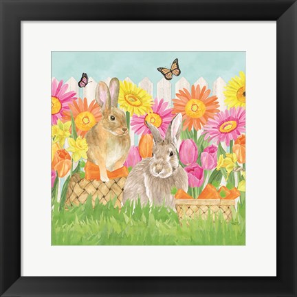 Framed Hoppy Spring VII Print