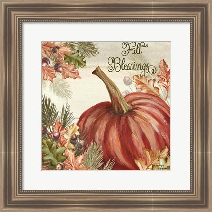 Framed October Symphony III Print