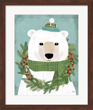 Framed Holiday Likeness II Festive Print