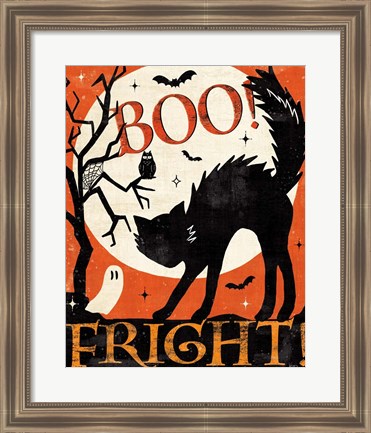 Framed Halloween is Calling V Print