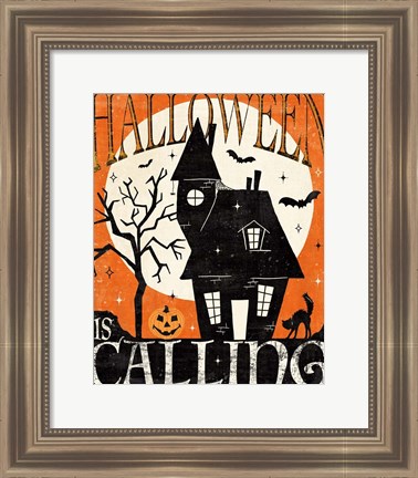 Framed Halloween is Calling III Print