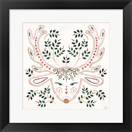 Framed Holiday Sparkle IX Print