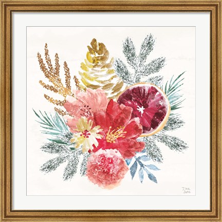 Framed Holiday Sparkle III Print