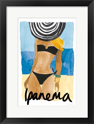 Framed Ipanema Girl Print