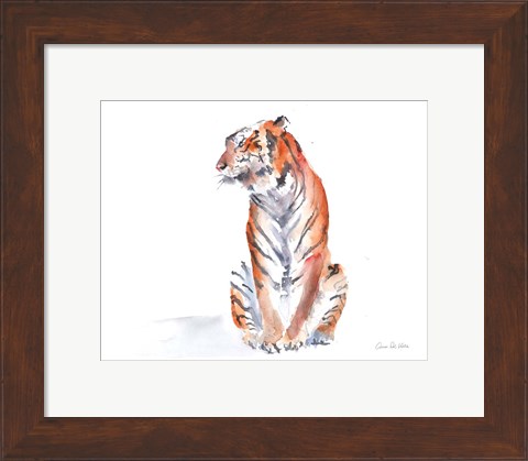 Framed Wild Tiger II Print