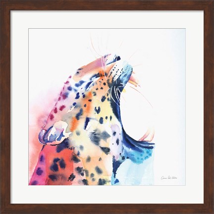 Framed Wild Leopard Print