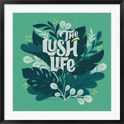 Framed Lush Life V Print