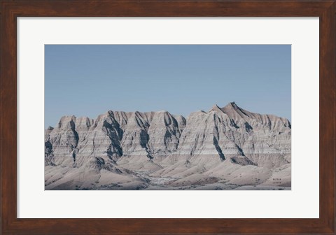 Framed Badlands Print