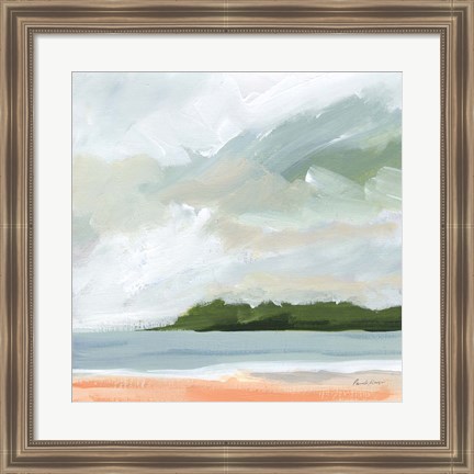 Framed Lake Beach Print