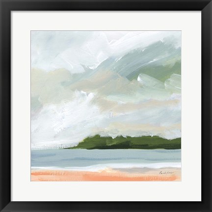 Framed Lake Beach Print