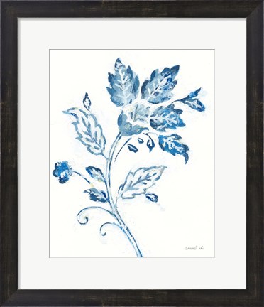 Framed Exotic Elegance Floral I Print