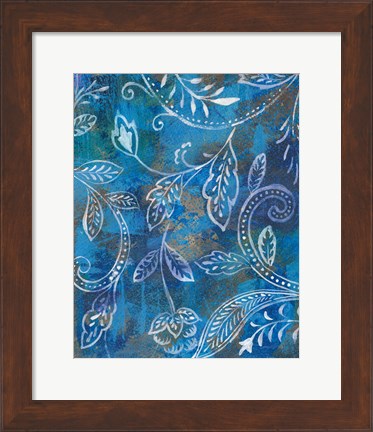 Framed Exotic Elegance Diptych I Print