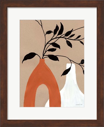 Framed Slender Stems I Print