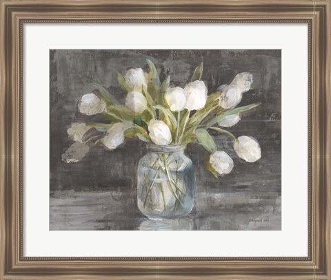 Framed April Tulips Print