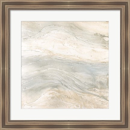 Framed Toned Texture VI Print