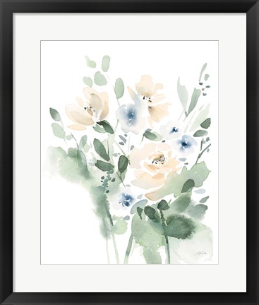 Framed Summer Wildflowers II Print