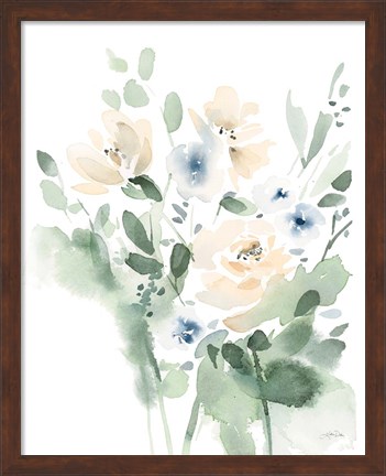 Framed Summer Wildflowers II Print