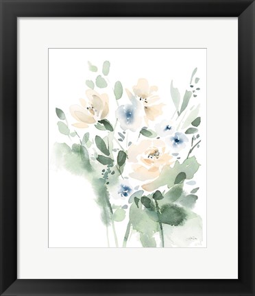 Framed Summer Wildflowers II Print