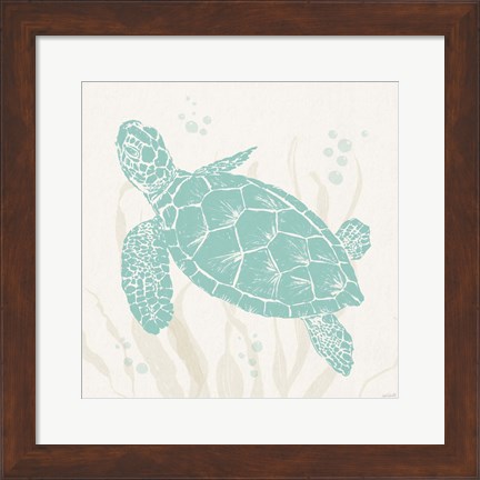 Framed Seaside Style III Print