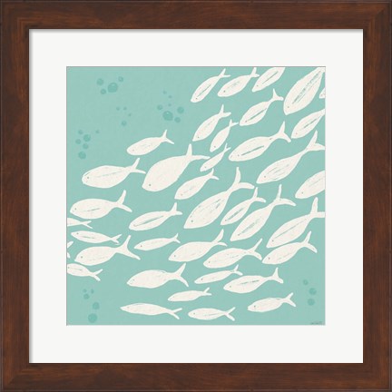 Framed Seaside Style VII Print