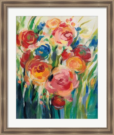 Framed Bright Bloom I Print