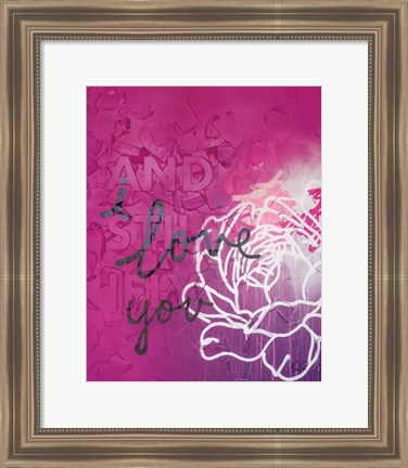 Framed And Still I Fly Print