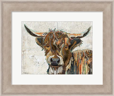 Framed Highland Cow Print