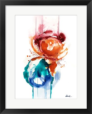 Framed Storm Flower Print