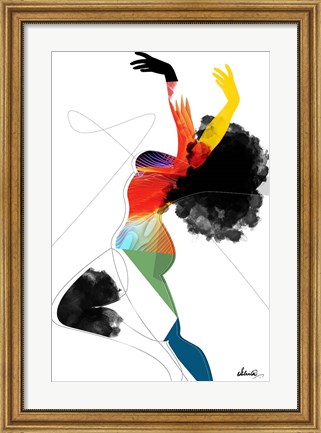 Framed Vivid Woman - Liberated Print