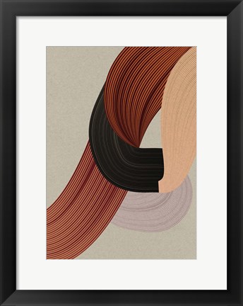 Framed Fibers 6 Print