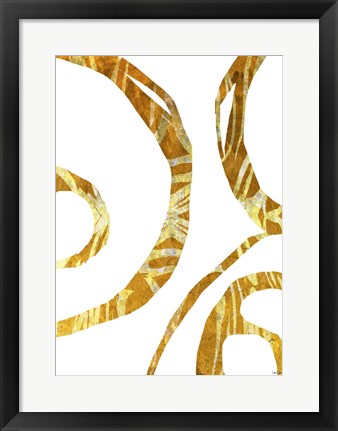 Framed Gold Threads Print