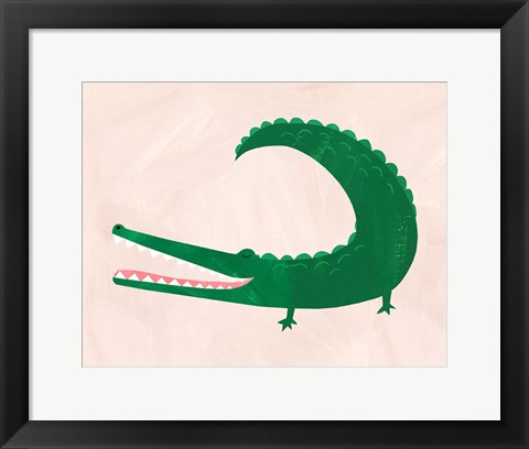 Framed Crocodile Print