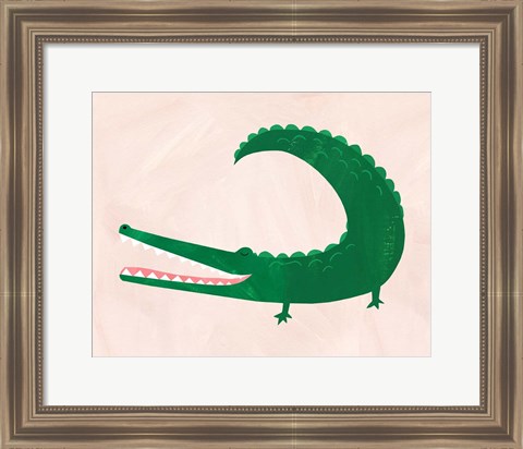 Framed Crocodile Print