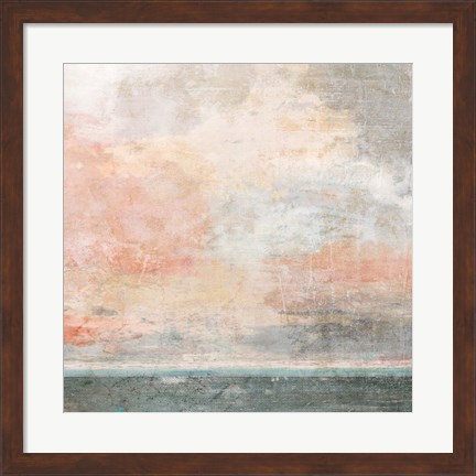 Framed Grey Sea Print