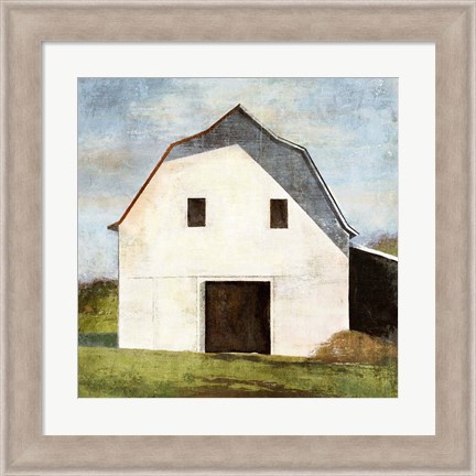 Framed Hay Barn Print