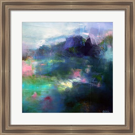 Framed At The Edge of a Lake Print