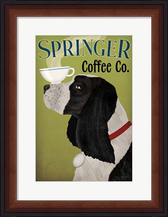 Framed Springer Coffee Co Print