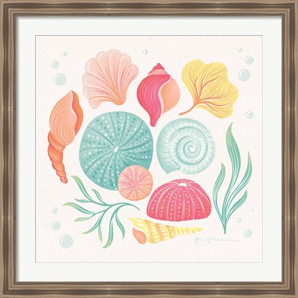 Framed Under the Sea VI Print