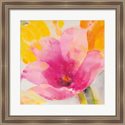 Framed Bright Tulips IV Print