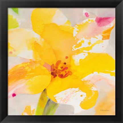 Framed Bright Tulips III Print