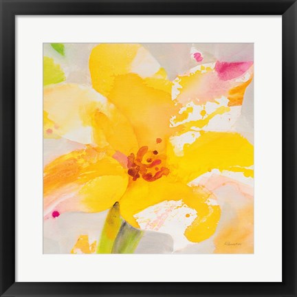 Framed Bright Tulips III Print